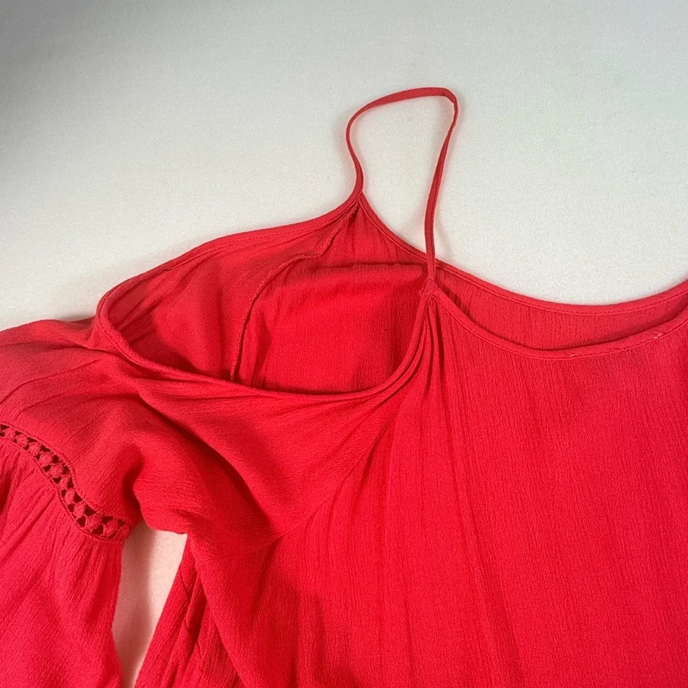 Umgee Coral Cold-Shoulder Tunic Dress Womens XL - Picture 11 of 11